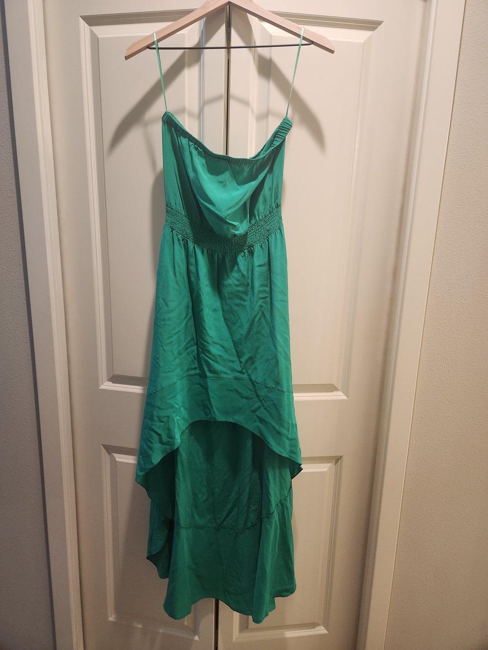JAYGODFREY Emerald Green HiLow Dress